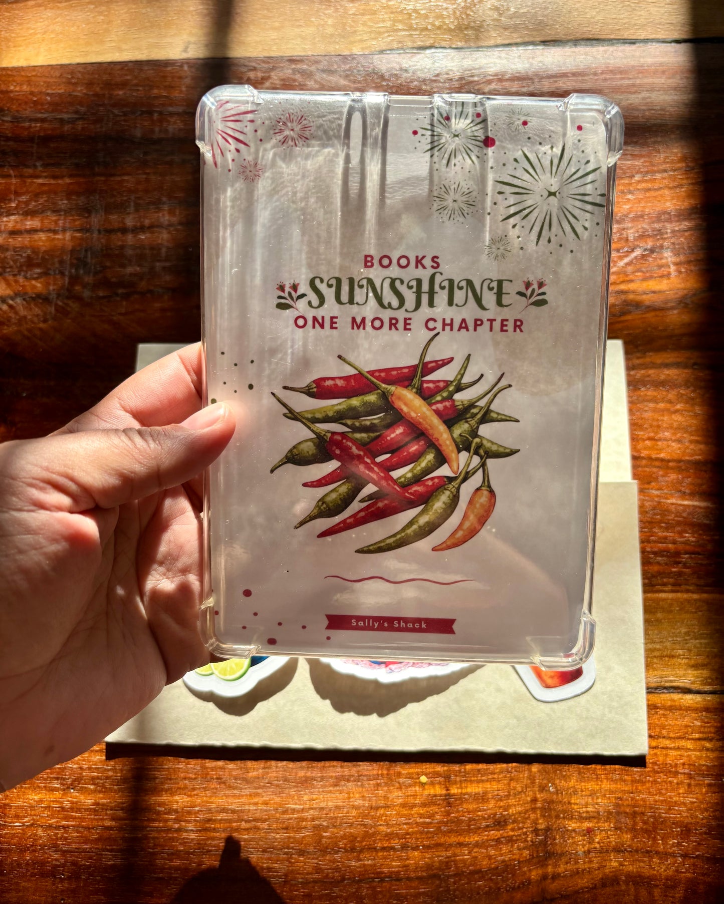 Books, Sunshine, One More Chapter Kindle Insert + Stickers | May Mail Club $6