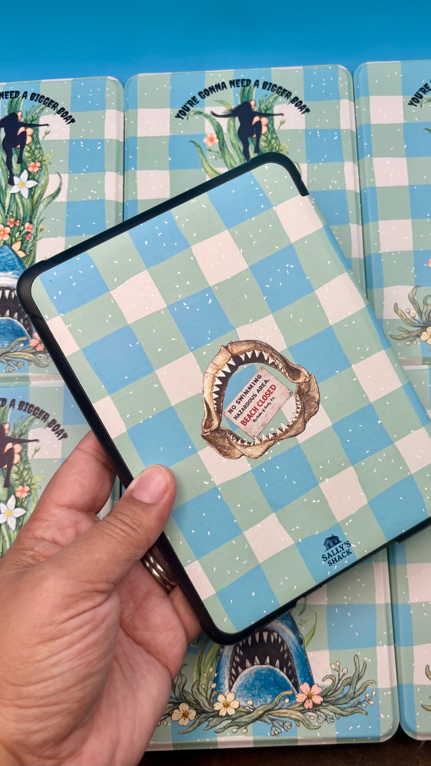 "Bigger Boat" Kindle Case – Vintage Jaws Kindle Cases for Paperwhite, Colorsoft & Kobo eReaders