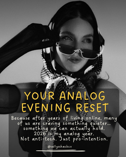 The Analog Reset: A Gentle Mini Tutorial for Slower, Fuller Days