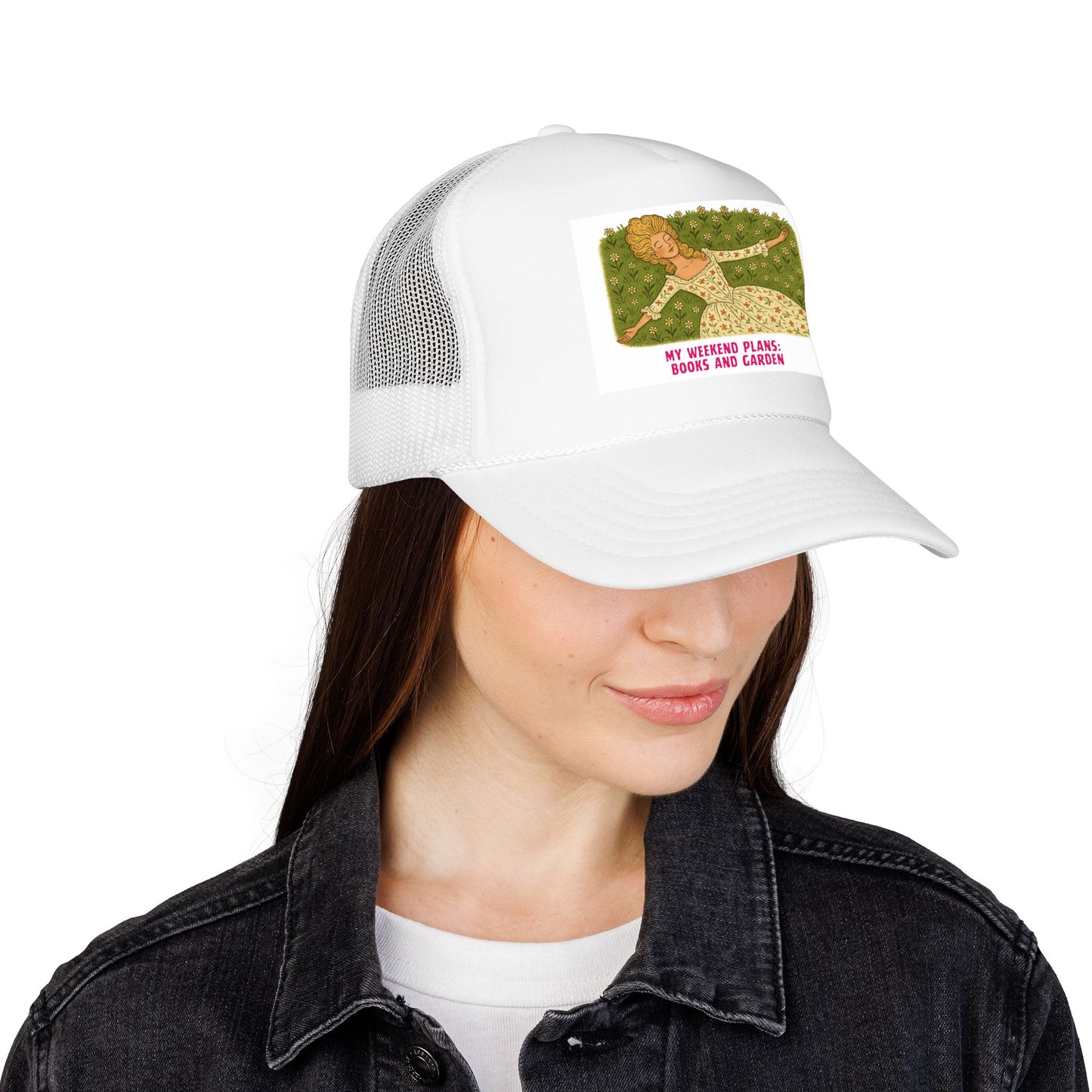 My Weekend Plans: Books and Garden - Foam Trucker Hat