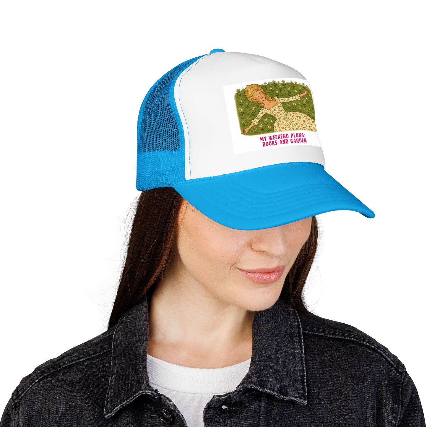 My Weekend Plans: Books and Garden - Foam Trucker Hat