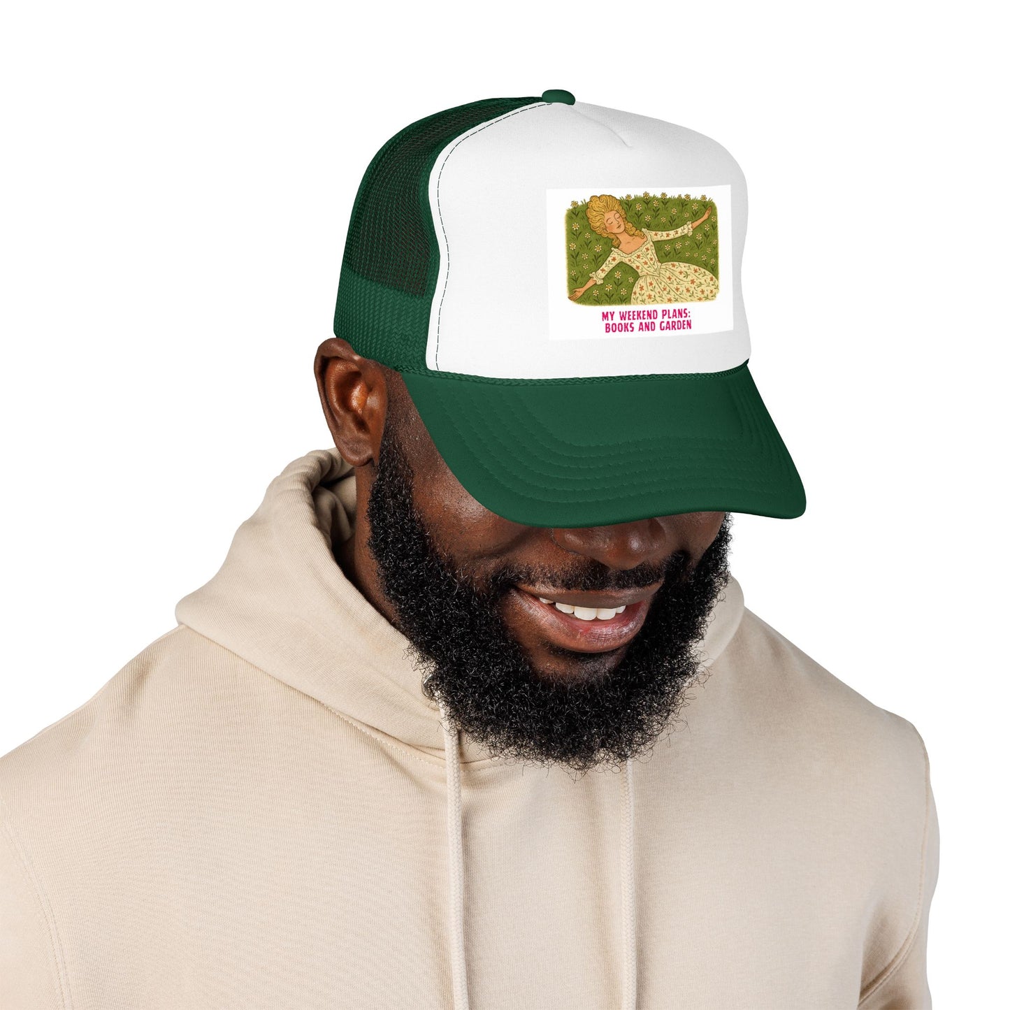 My Weekend Plans: Books and Garden - Foam Trucker Hat