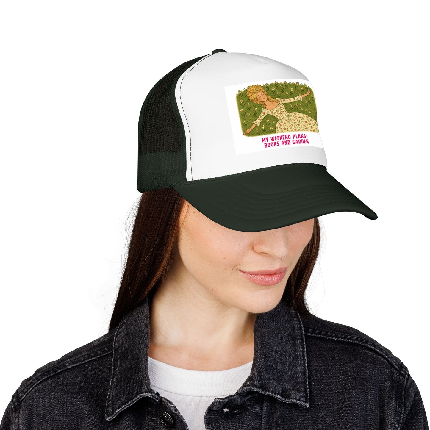 My Weekend Plans: Books and Garden - Foam Trucker Hat