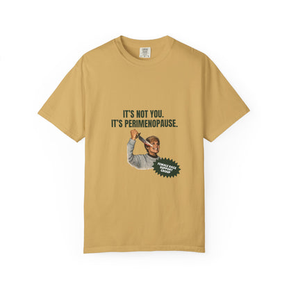 It’s Not You, It’s Perimenopause T-Shirt – Female Rage Horror Tee | Camp Blood Collection