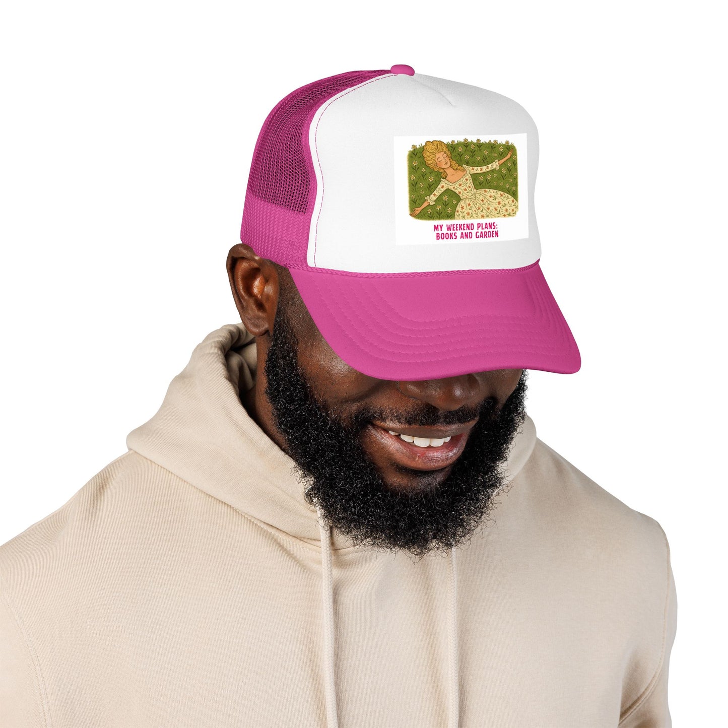My Weekend Plans: Books and Garden - Foam Trucker Hat