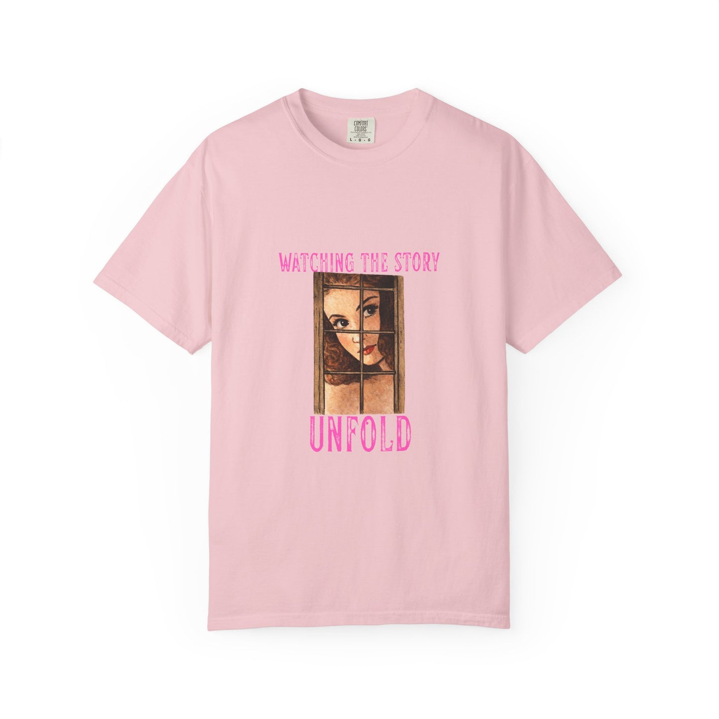 Watching the Story Unfold Bookish Graphic Tee | Vintage Thriller Reader Shirt