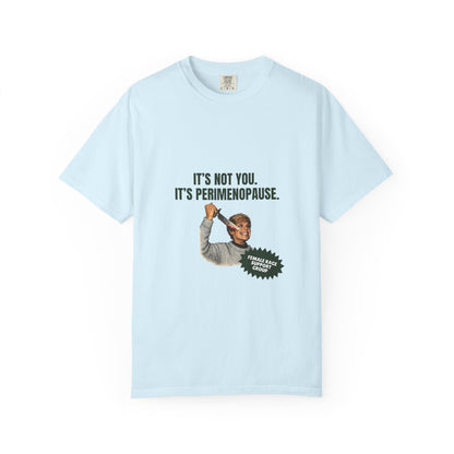 It’s Not You, It’s Perimenopause T-Shirt – Female Rage Horror Tee | Camp Blood Collection