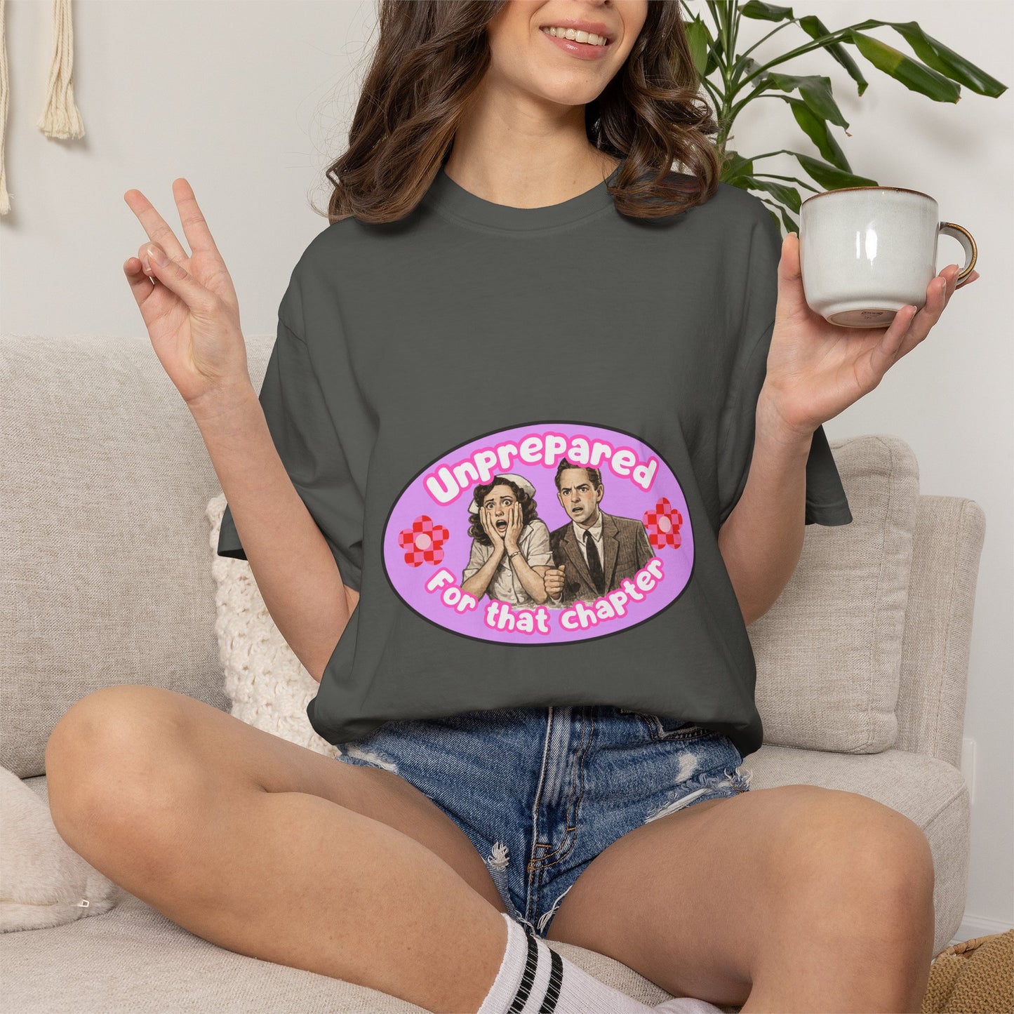 Unprepared For That Chapter Bookish Graphic Tee