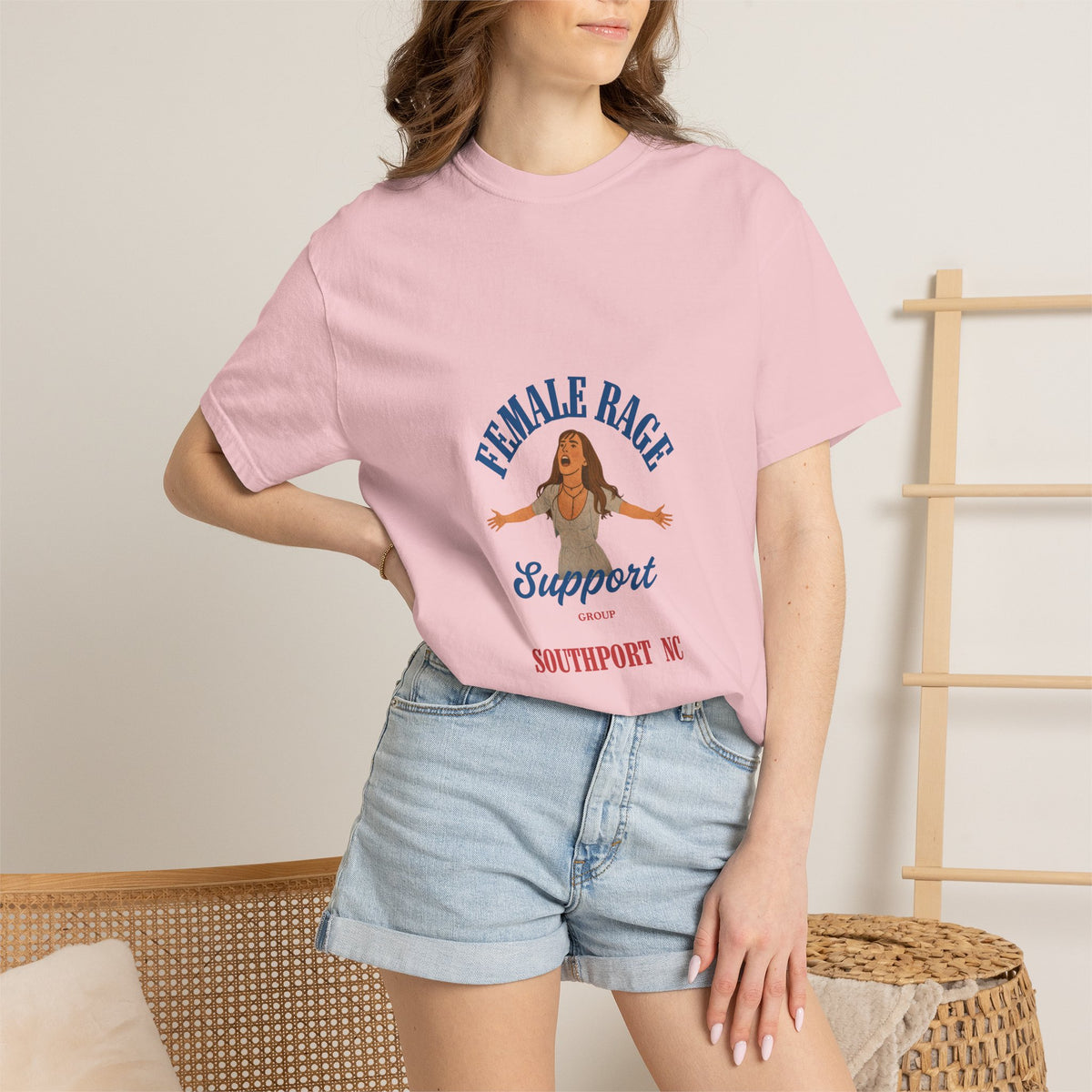 Female Rage Support Group Tee – Horror Inspired Graphic T-Shirt | SOON Collection