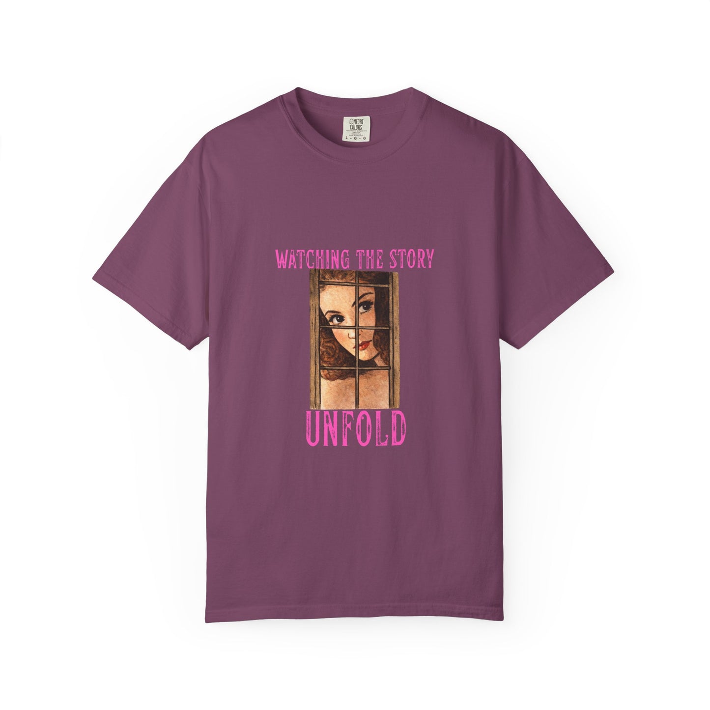 Watching the Story Unfold Bookish Graphic Tee | Vintage Thriller Reader Shirt