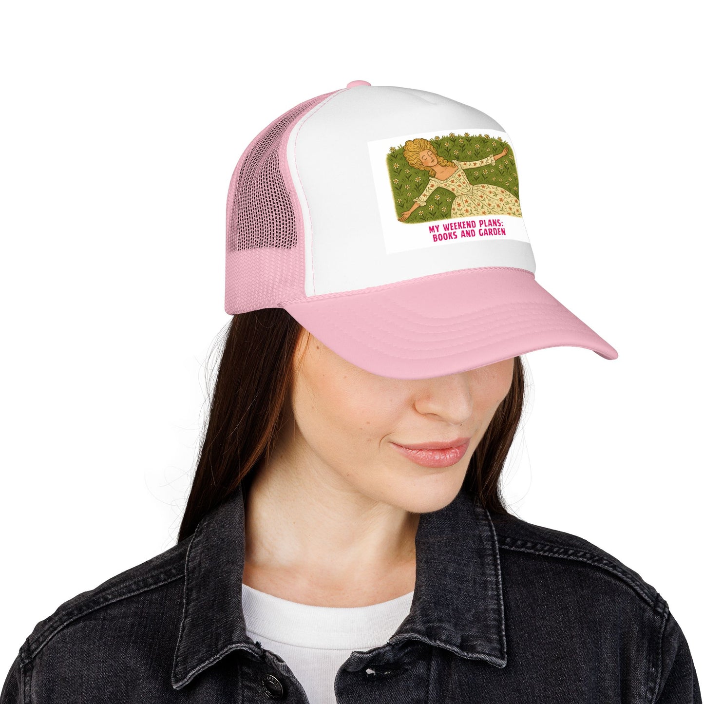 My Weekend Plans: Books and Garden - Foam Trucker Hat