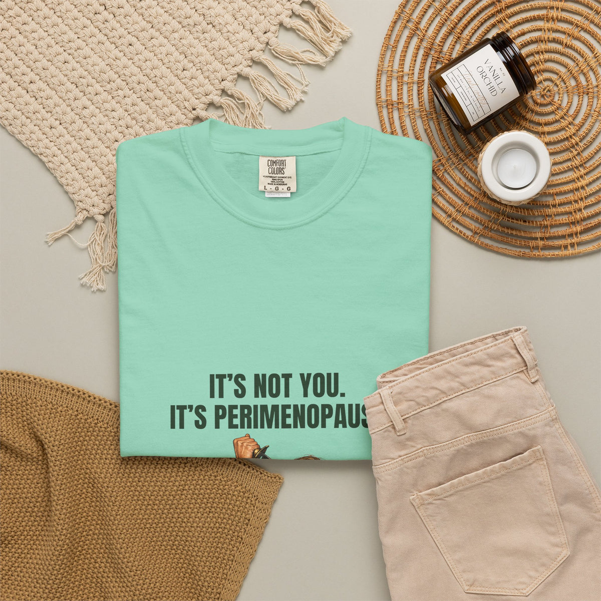 It’s Not You, It’s Perimenopause T-Shirt – Female Rage Horror Tee | Camp Blood Collection
