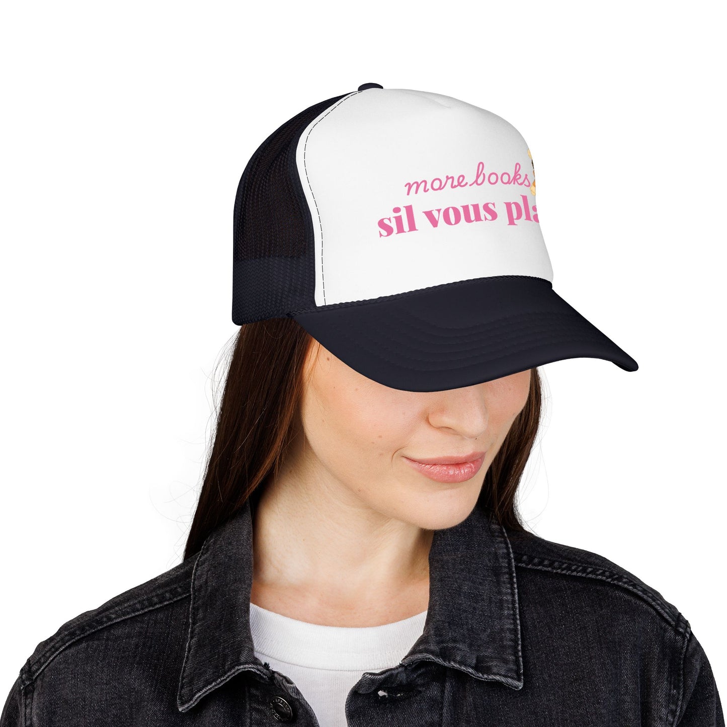 More Books S’il Vous Plaît Foam Trucker Hat