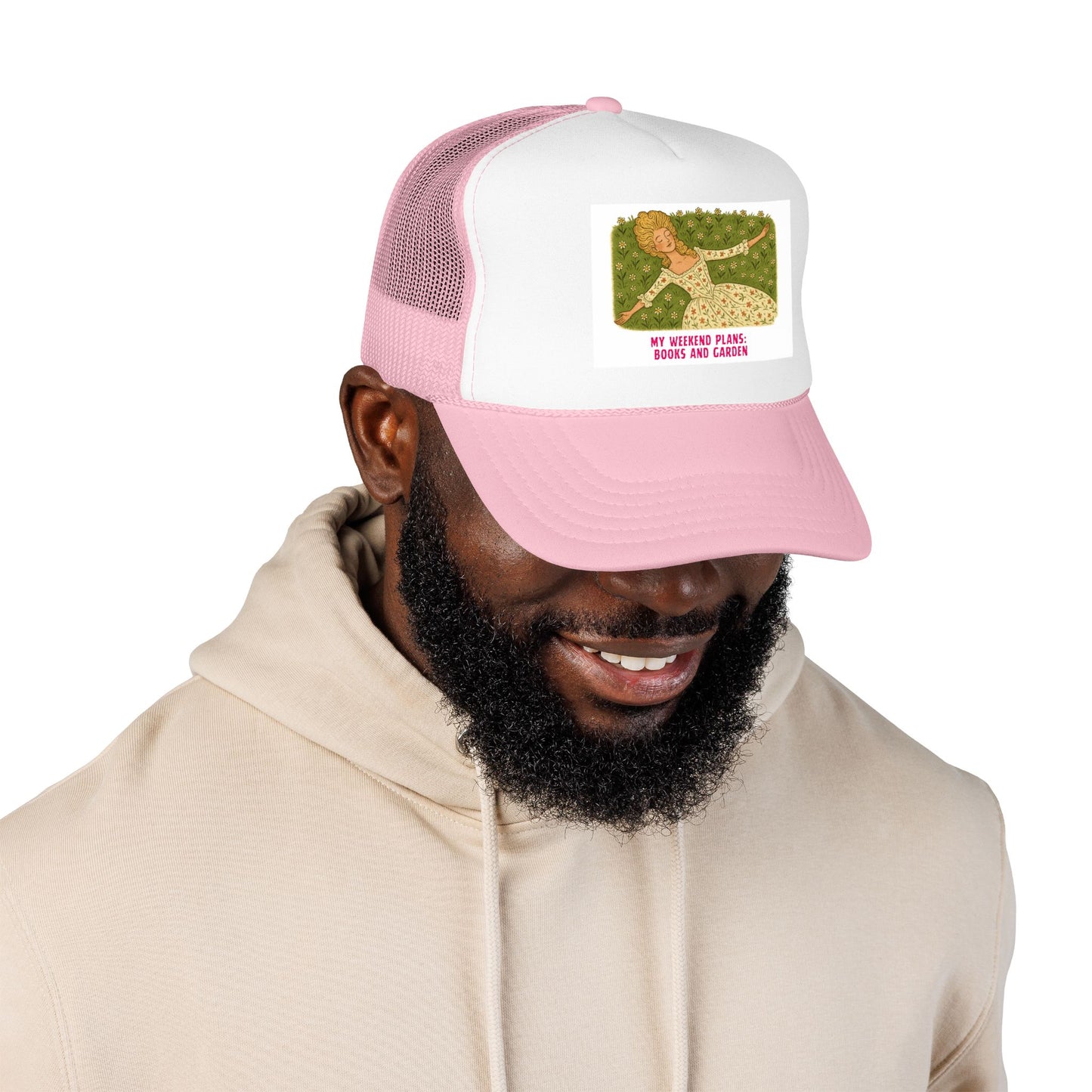 My Weekend Plans: Books and Garden - Foam Trucker Hat