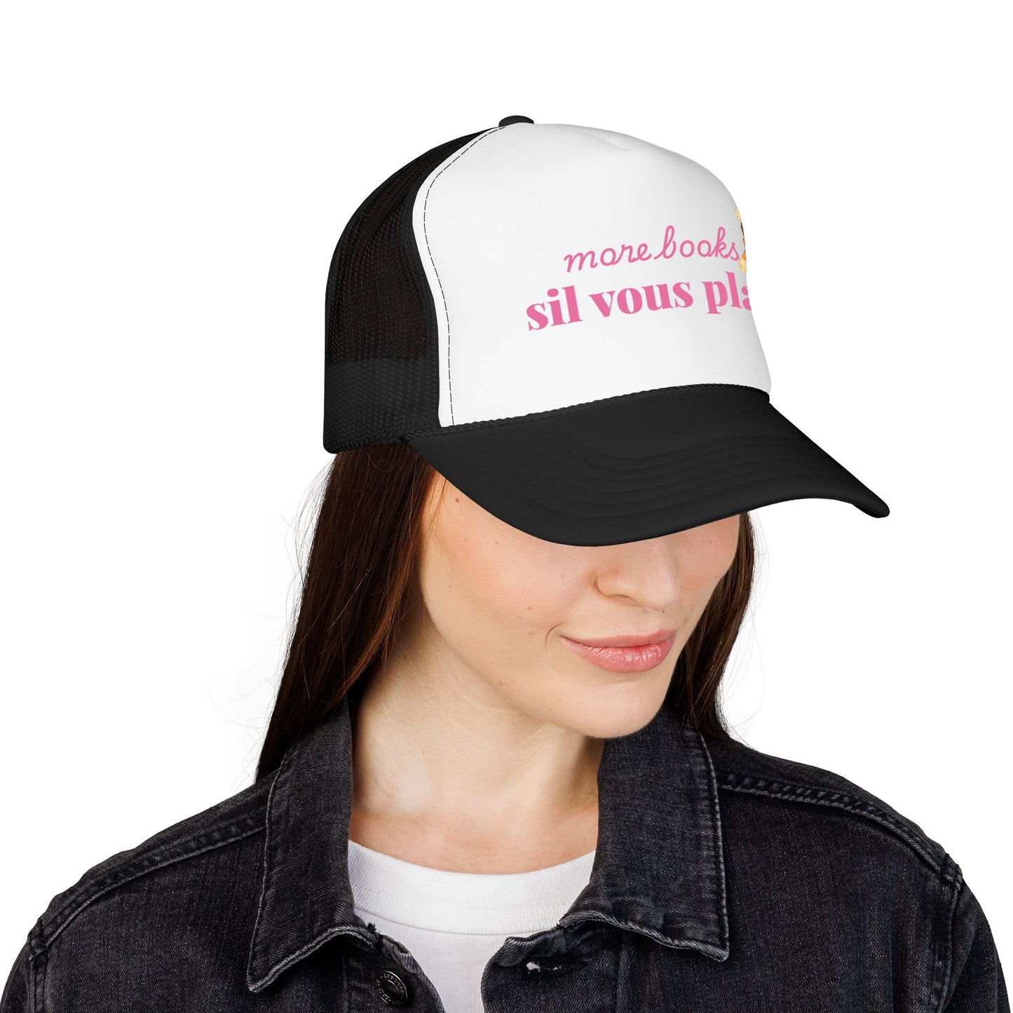 More Books S’il Vous Plaît Foam Trucker Hat