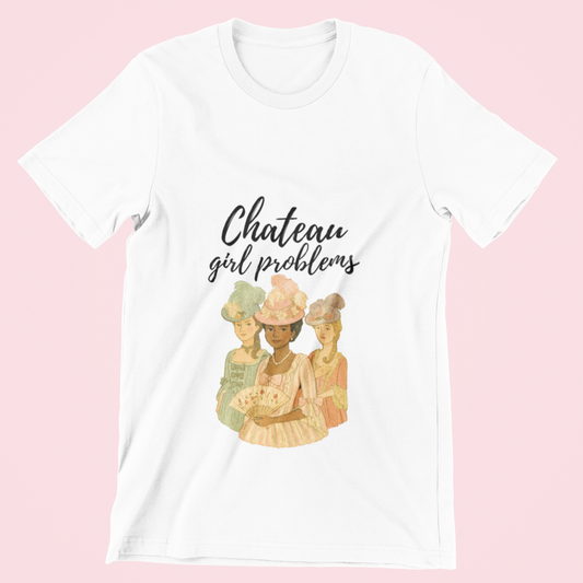 Chateau Girl Problems - Deep V-Neck Tee