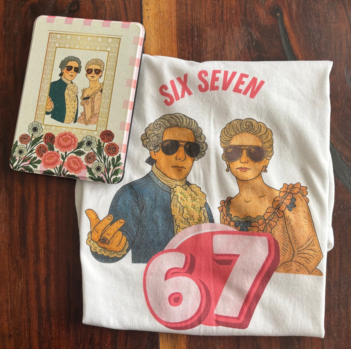 Six Seven Bookish V-Neck T-Shirt for Women | Literary Graphic Tee
