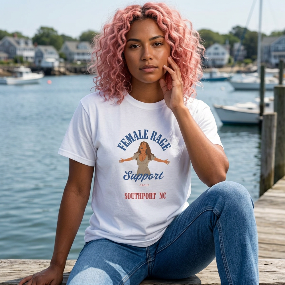 Female Rage Support Group Tee – Horror Inspired Graphic T-Shirt | SOON Collection