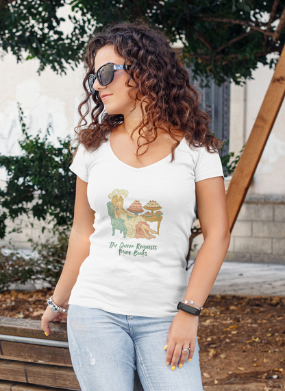 The Queen Requests More Books — Bookish Tee Vneck