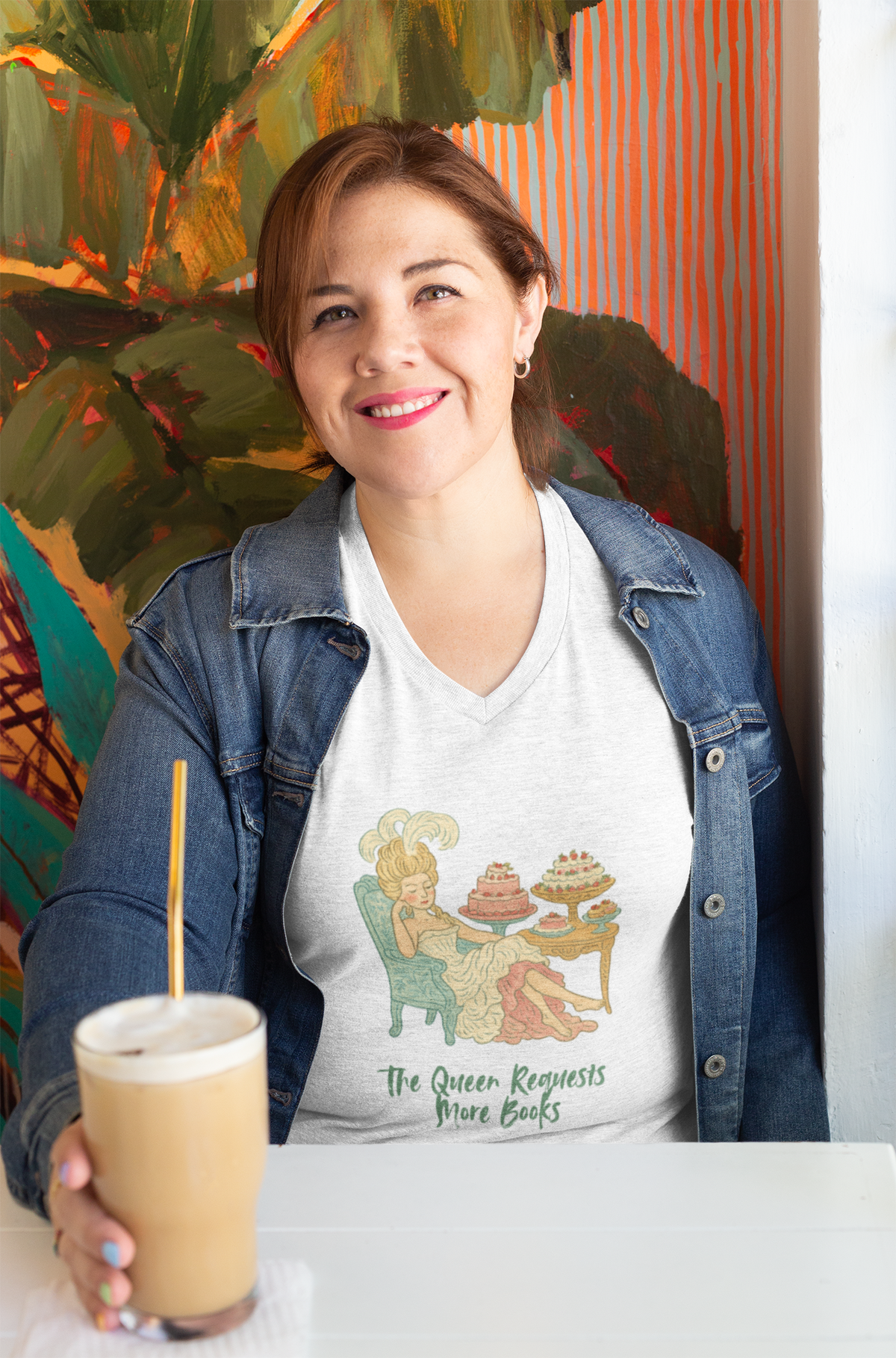 The Queen Requests More Books — Bookish Tee Vneck