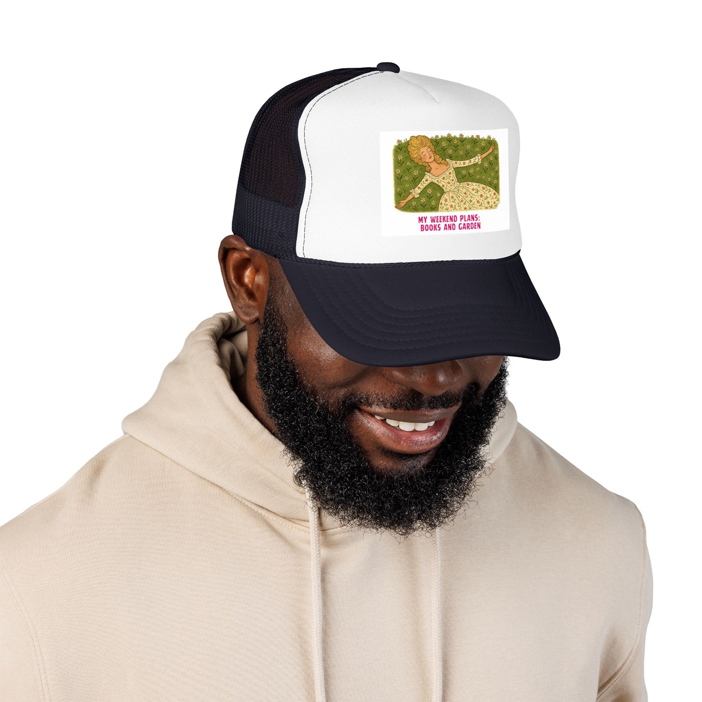 My Weekend Plans: Books and Garden - Foam Trucker Hat