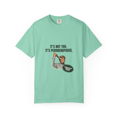 It’s Not You, It’s Perimenopause T-Shirt – Female Rage Horror Tee | Camp Blood Collection