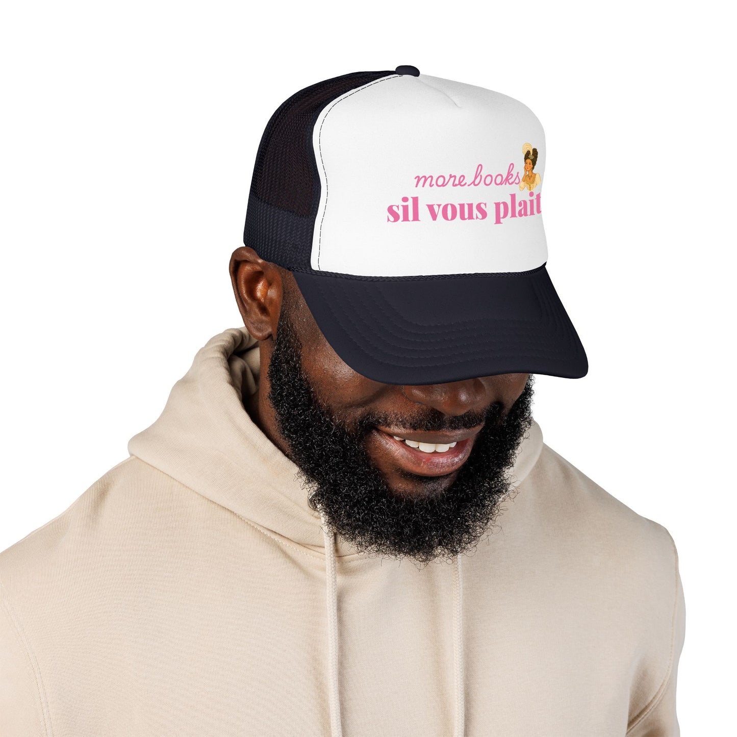 More Books S’il Vous Plaît Foam Trucker Hat