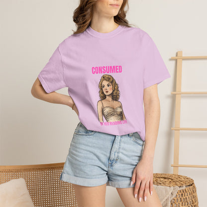 Consumed By Her Reading Life Book Lover Graphic Tee