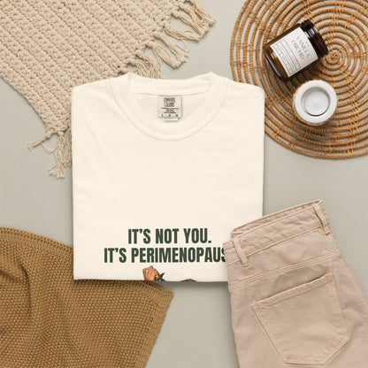 It’s Not You, It’s Perimenopause T-Shirt – Female Rage Horror Tee | Camp Blood Collection