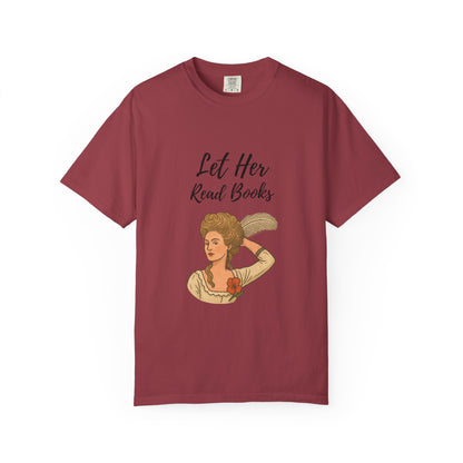 Literary Lady — Cozy Crew-Neck Tee (Skin tone 1)