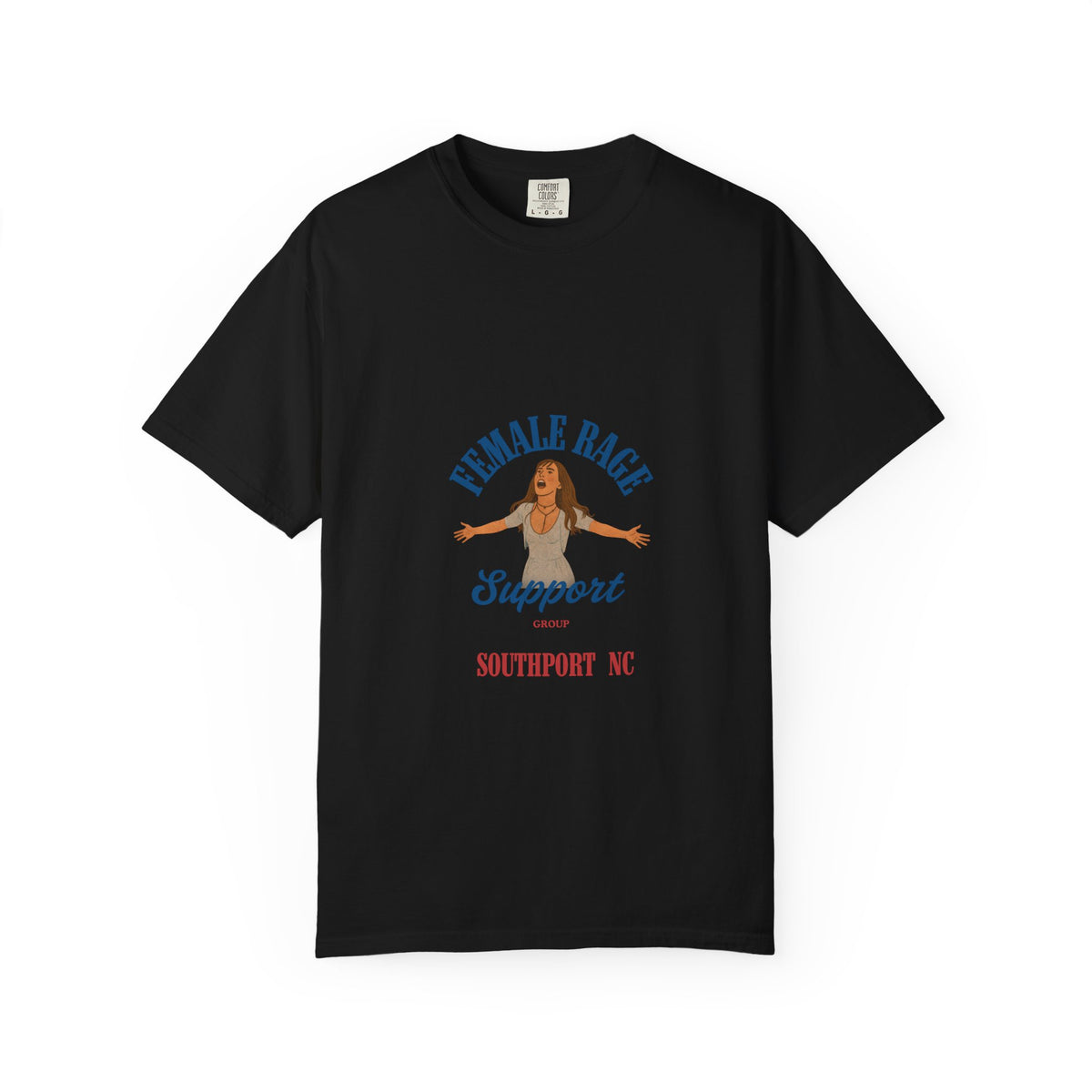 Female Rage Support Group Tee – Horror Inspired Graphic T-Shirt | SOON Collection
