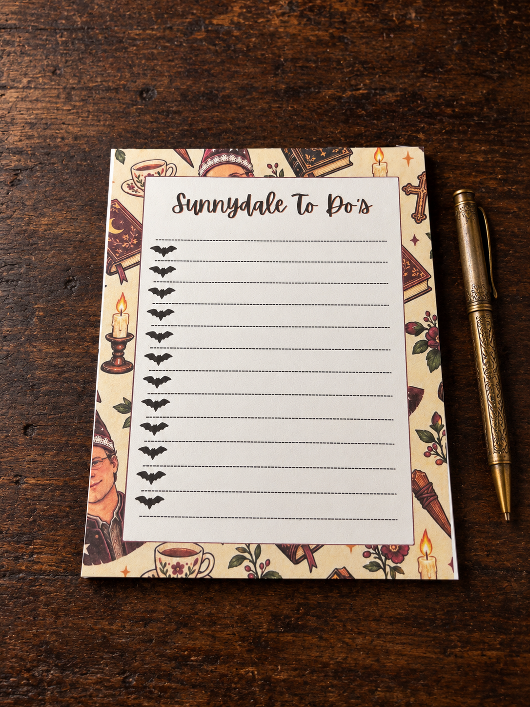 Sunnydale To-Do's Notepad | Handmade Spooky To-Do List