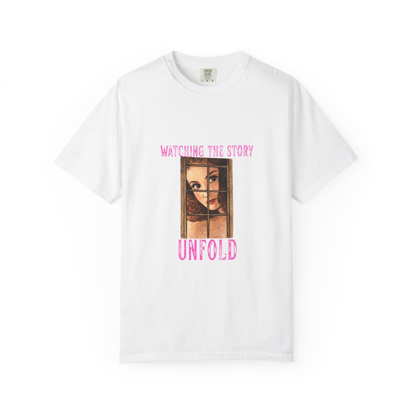 Watching the Story Unfold Bookish Graphic Tee | Vintage Thriller Reader Shirt