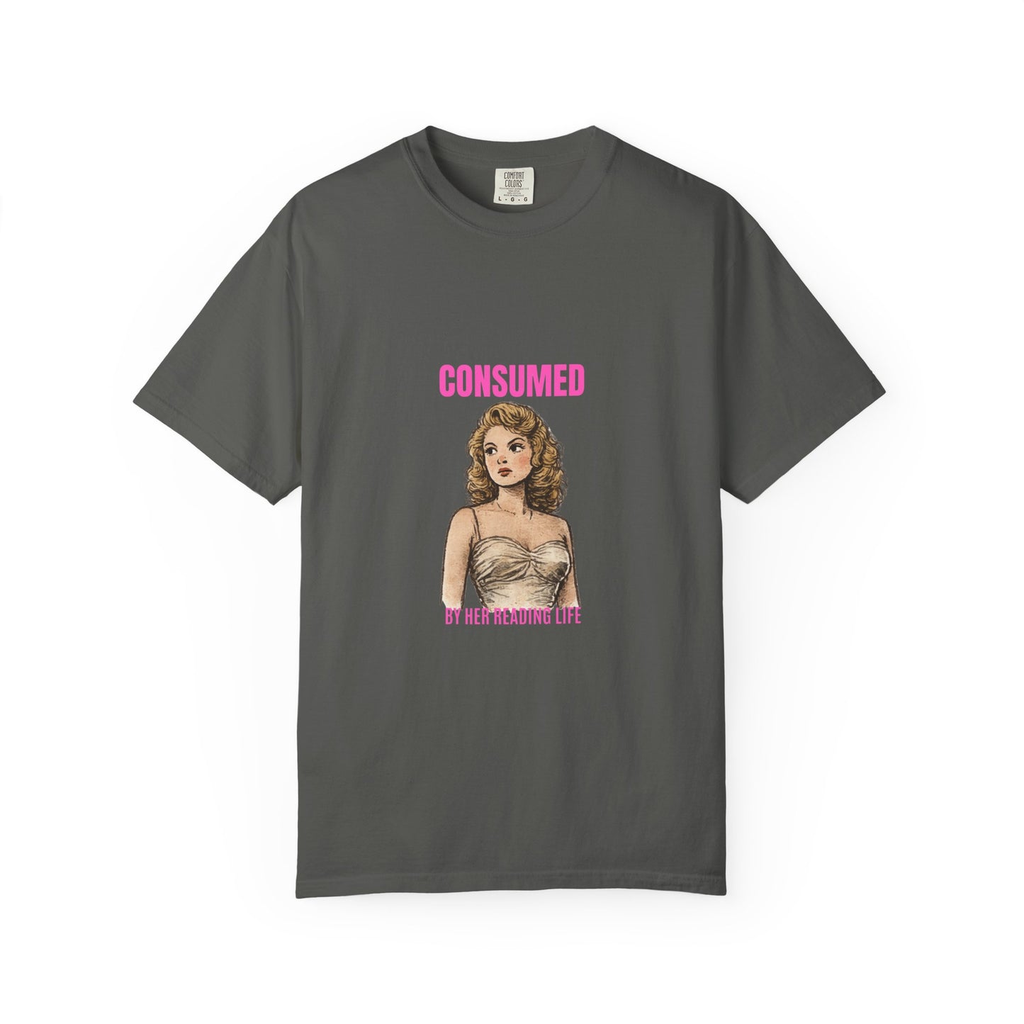 Consumed By Her Reading Life Book Lover Graphic Tee