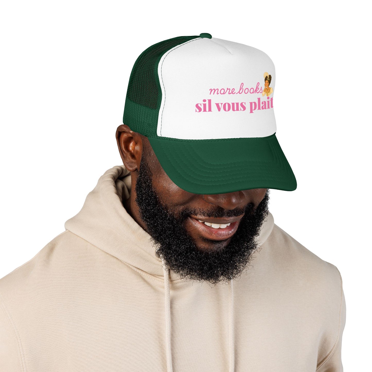 More Books S’il Vous Plaît Foam Trucker Hat