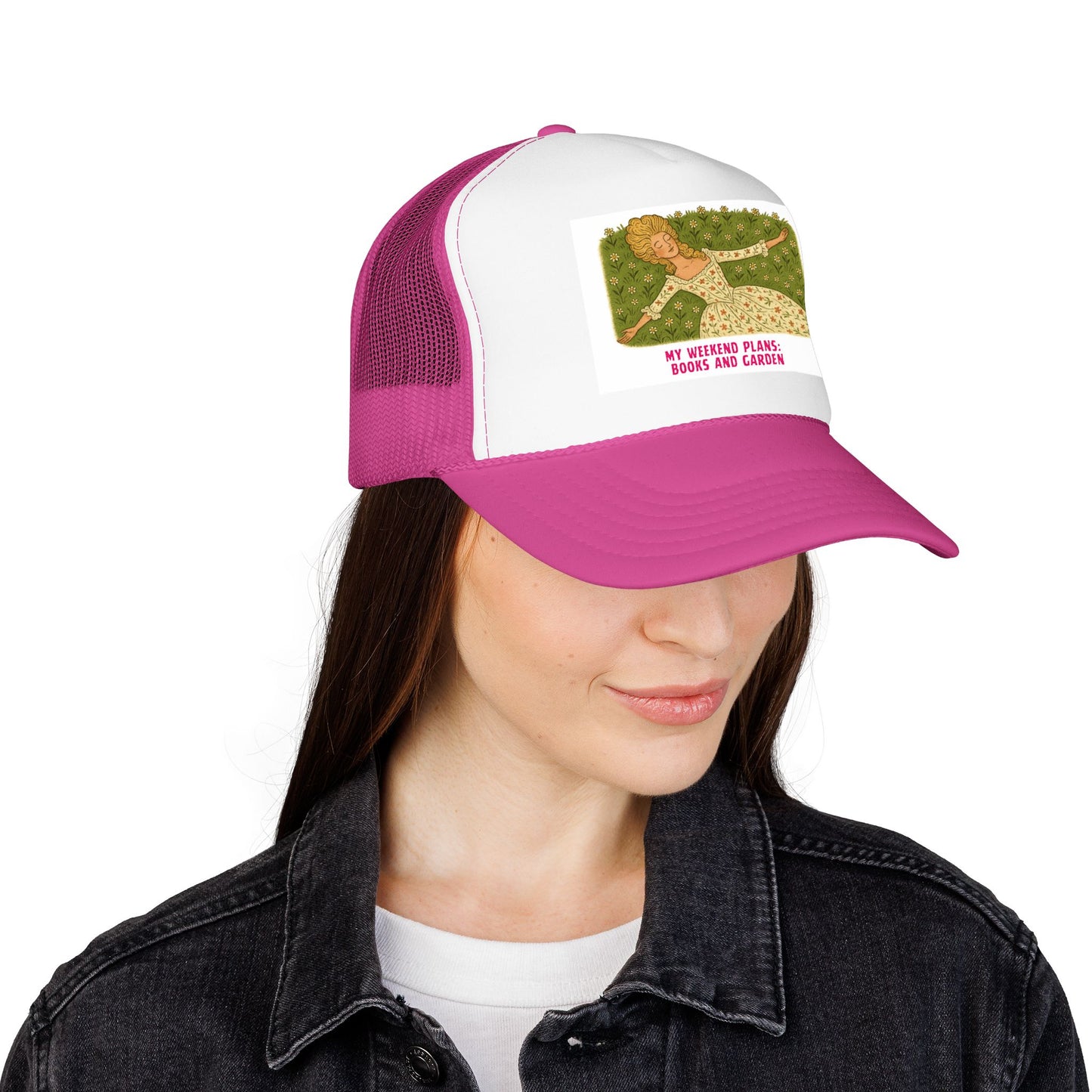 My Weekend Plans: Books and Garden - Foam Trucker Hat