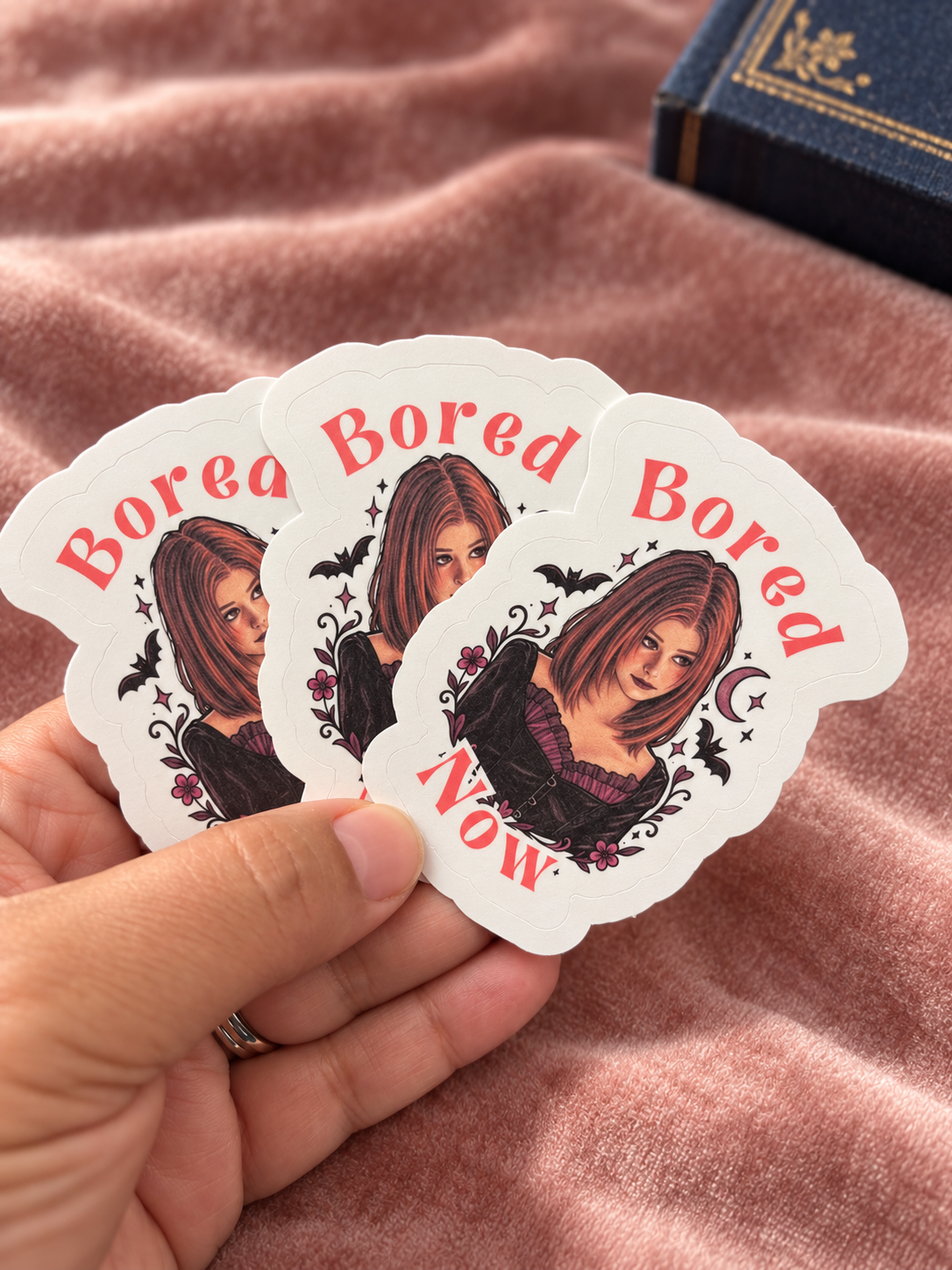 Bored Now - Vinyl Willow Sticker