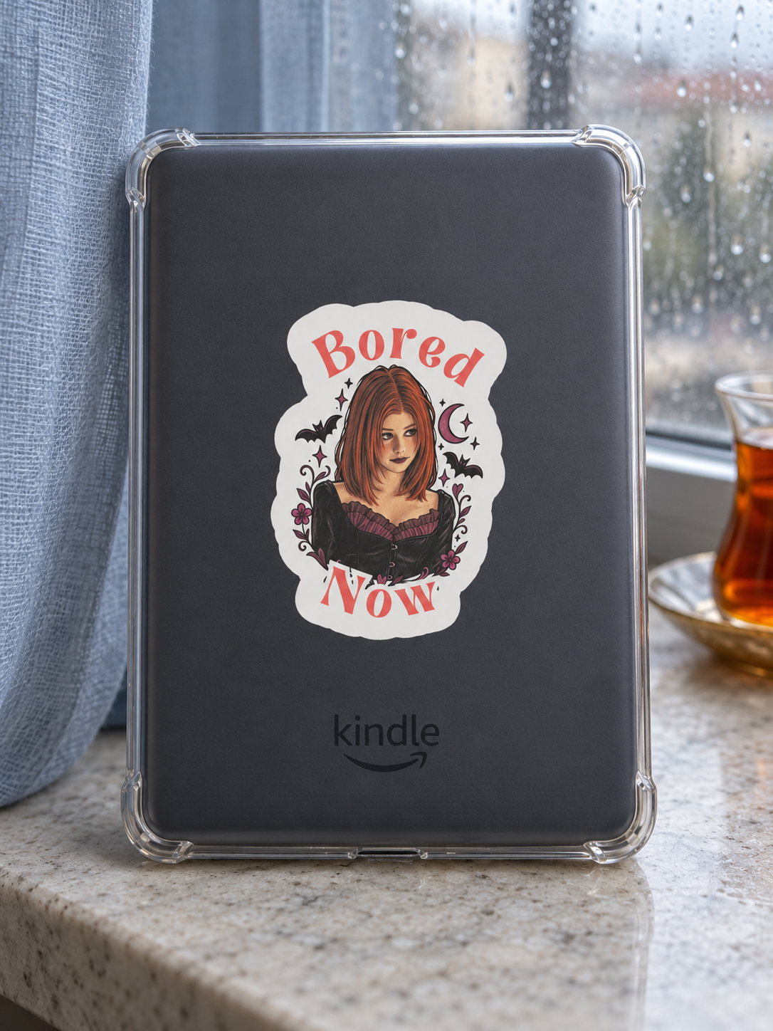 Bored Now - Vinyl Willow Sticker