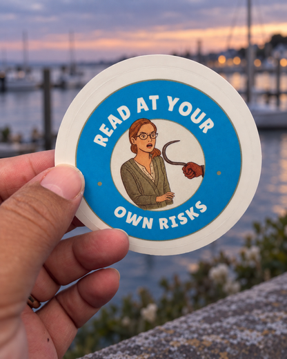 Read at Your Own Risk Thriller Bookish Sticker | Soon Collection