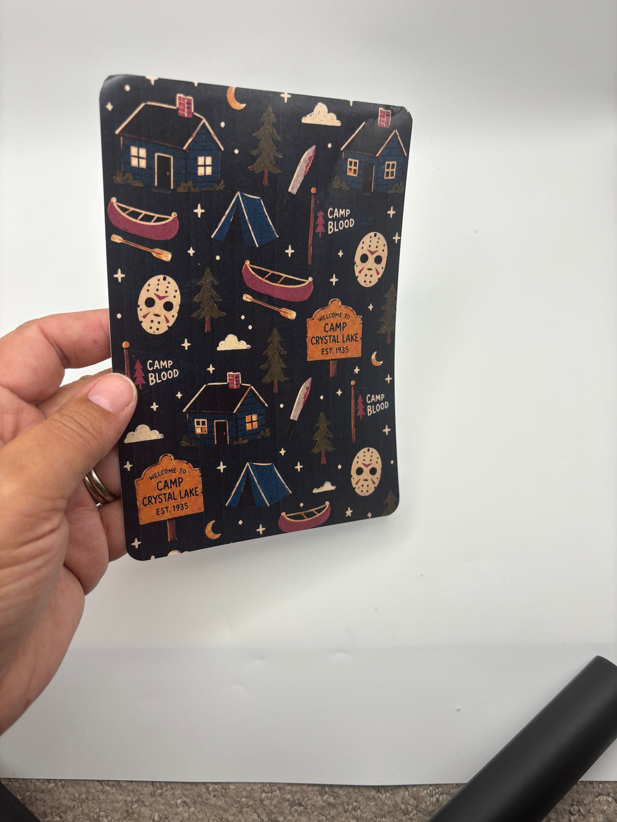 Camp Blood Kindle & Kobo Insert | Spooky E-Reader Insert