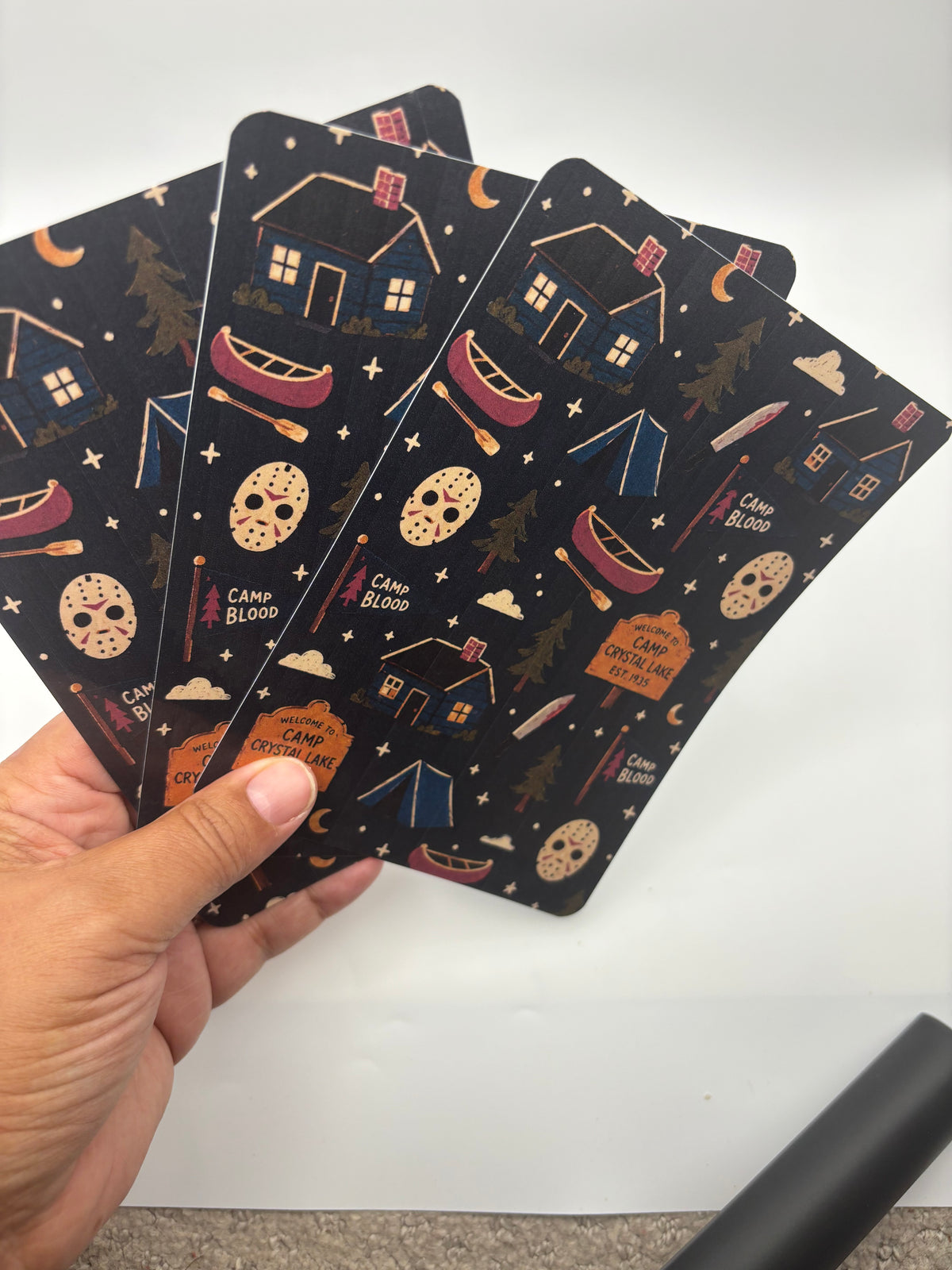 Camp Blood Kindle & Kobo Insert | Spooky E-Reader Insert