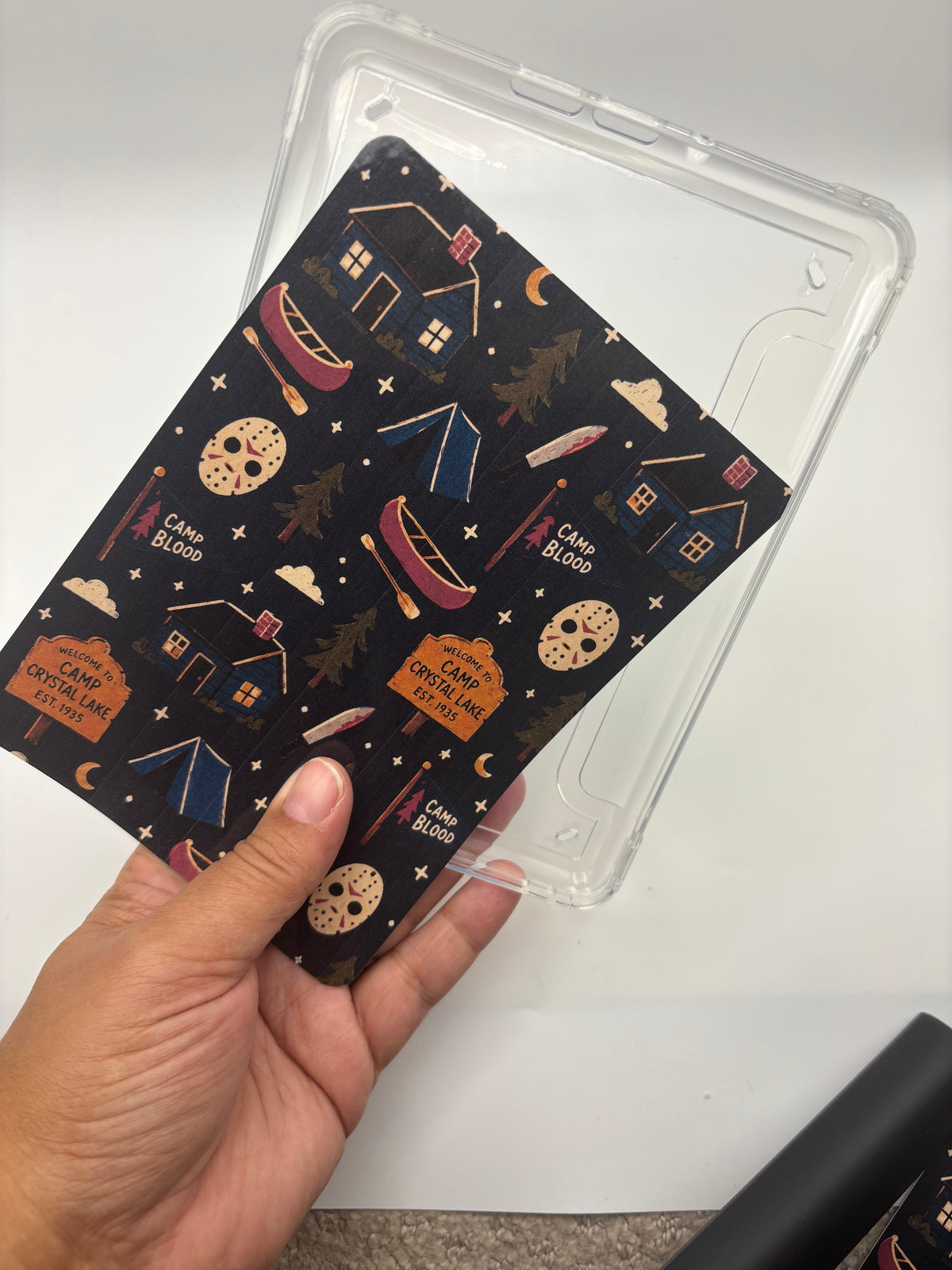 Camp Blood Kindle & Kobo Insert | Spooky E-Reader Insert