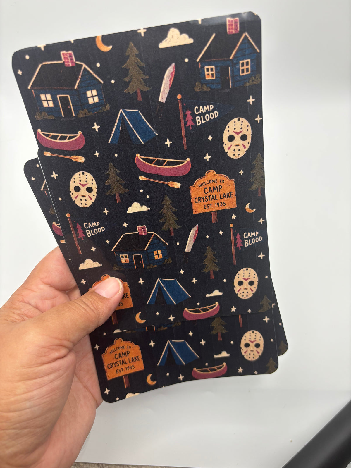 Camp Blood Kindle & Kobo Insert | Spooky E-Reader Insert