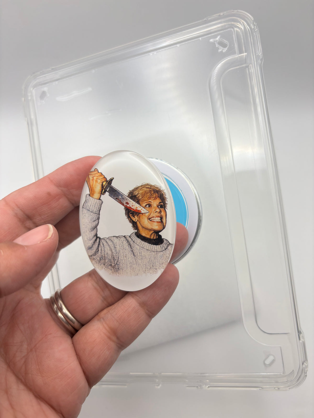 Camp Blood Clear Kindle Kobo Case Pop Socket Bundle