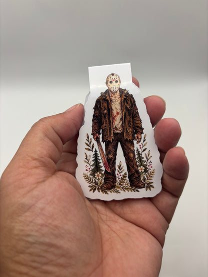 Camp Blood Magnetic Bookmark | Vintage Summer Camp Horror Bookmark