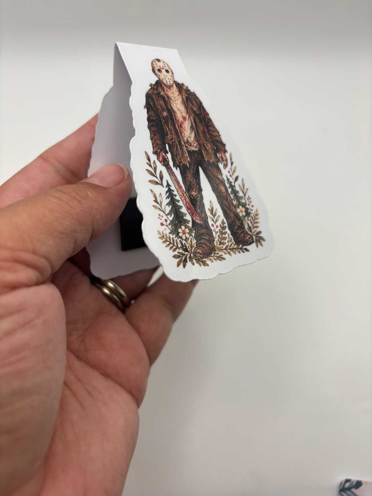 Camp Blood Magnetic Bookmark | Vintage Summer Camp Horror Bookmark