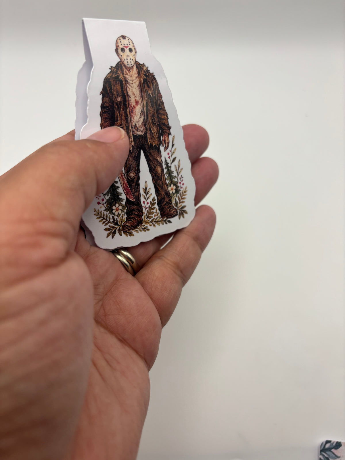 Camp Blood Magnetic Bookmark | Vintage Summer Camp Horror Bookmark