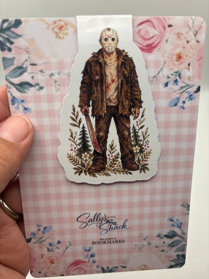 Camp Blood Magnetic Bookmark | Vintage Summer Camp Horror Bookmark