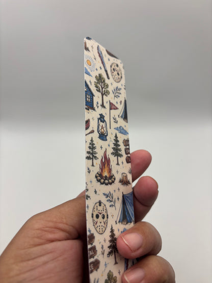Camp Blood Bookmark | Camp Crystal Lake Horror Book Bookmark