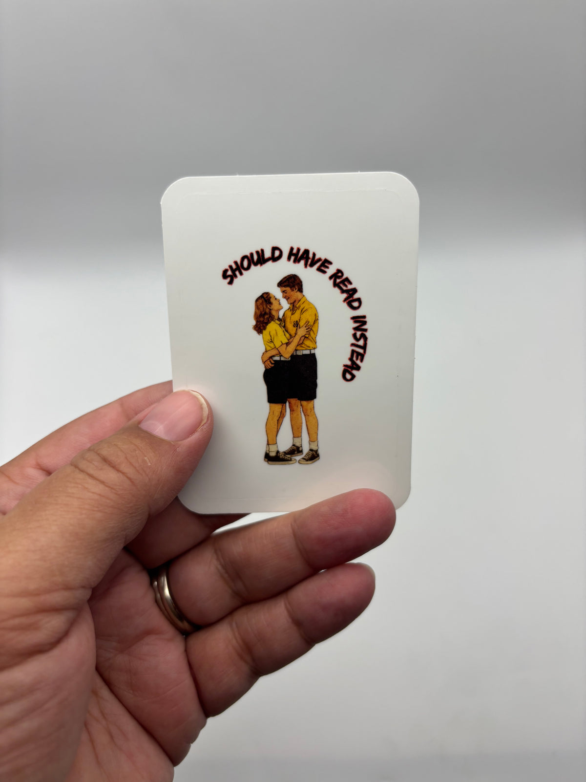 Should Have Read Instead Vinyl Sticker | Camp Blood Horror Bookish Sticker